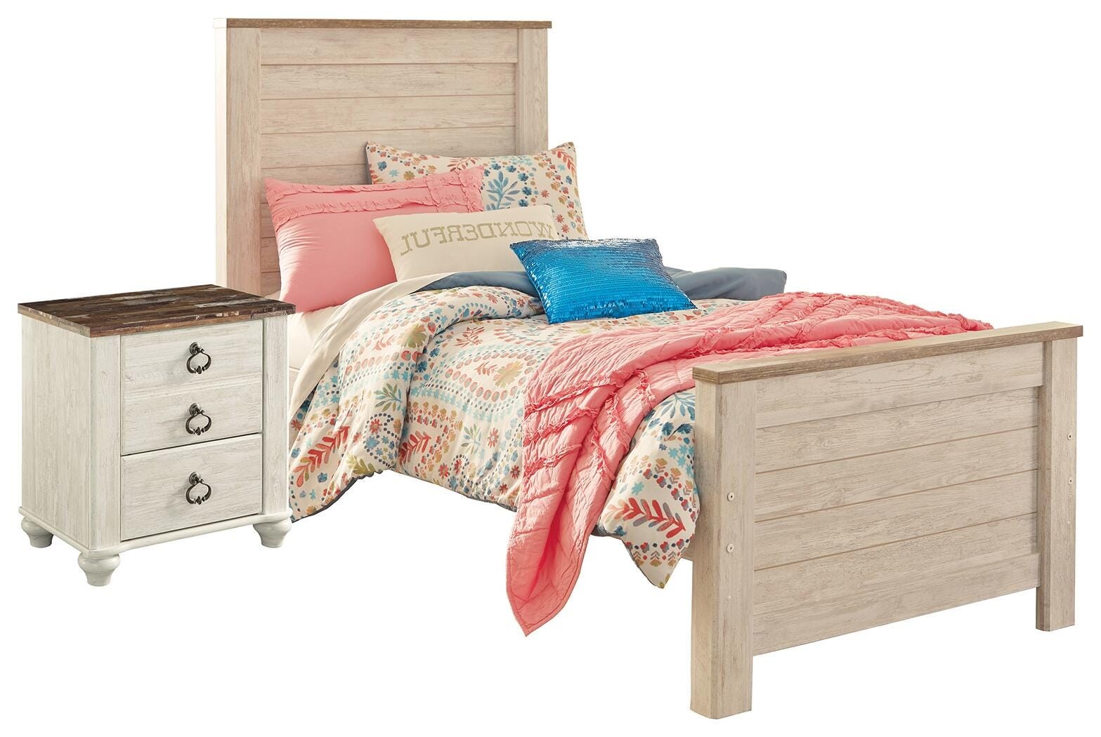 7 pc Willowton Twin Youth Bedroom Set