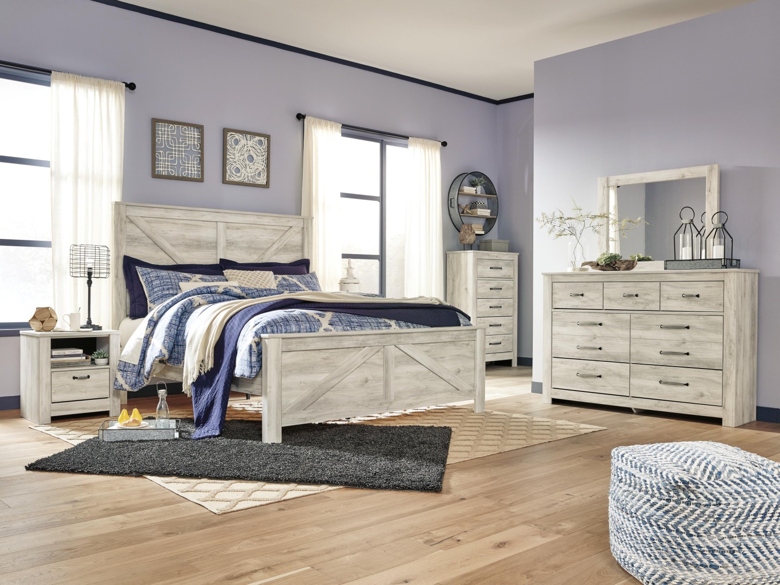 7 pc Bellaby King Bedroom Set