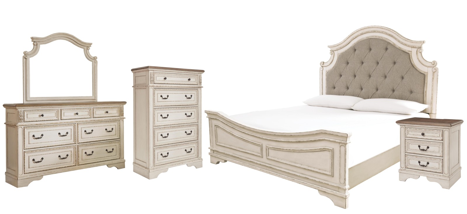 7 pc Realyn California King Bedroom Set