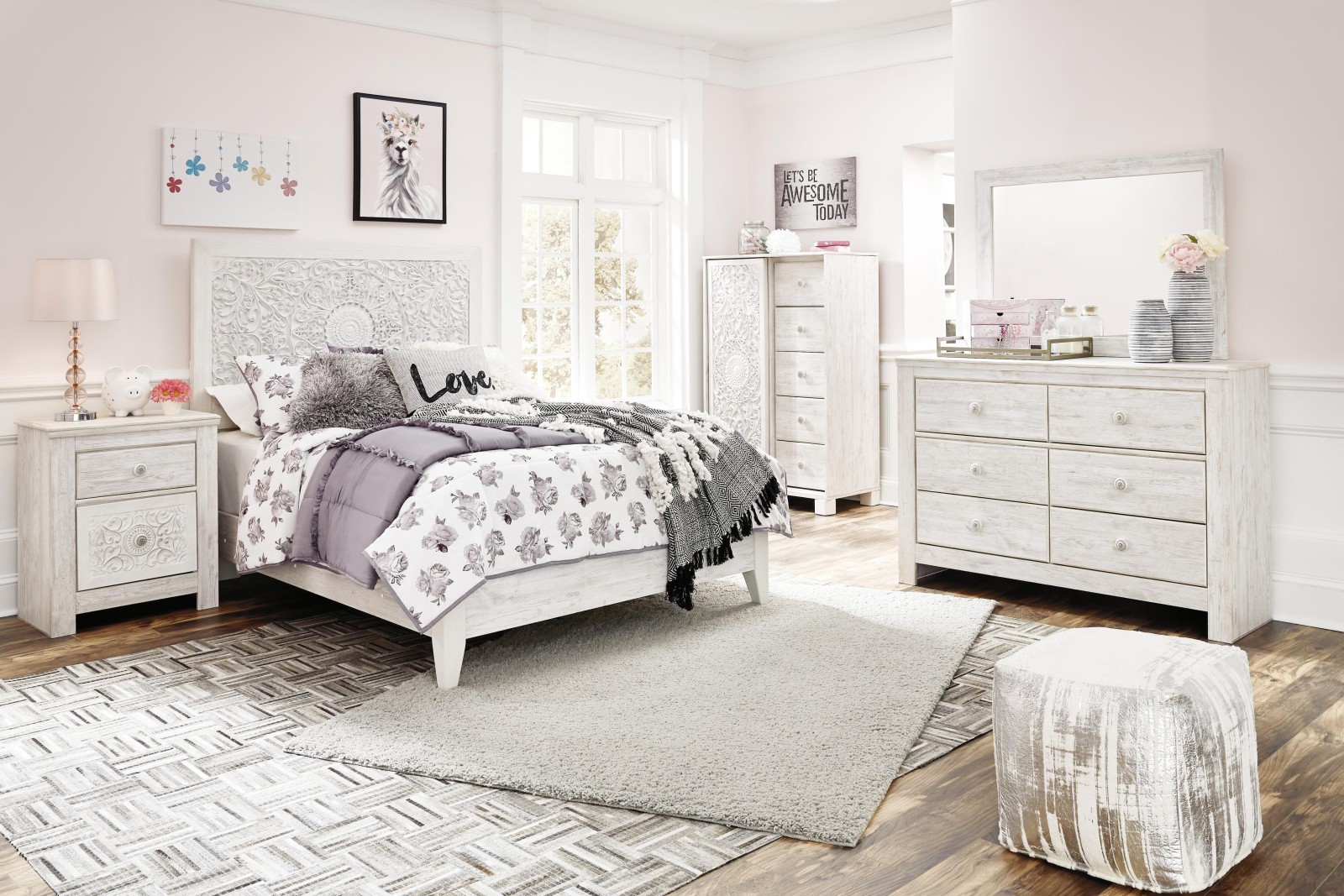 6 pc Paxberry Full Youth Bedroom Set