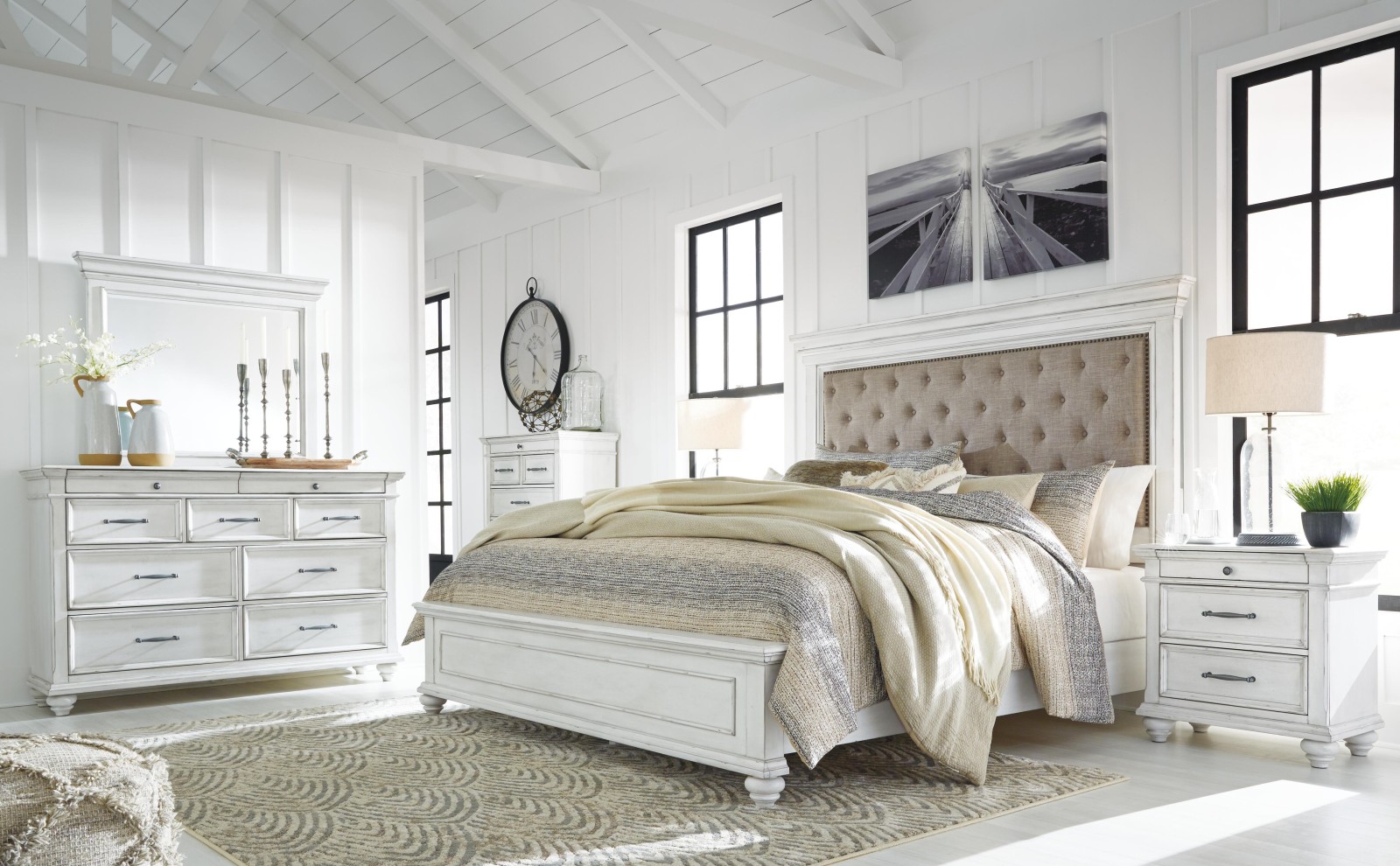 7 pc Kanwyn King Bedroom Set