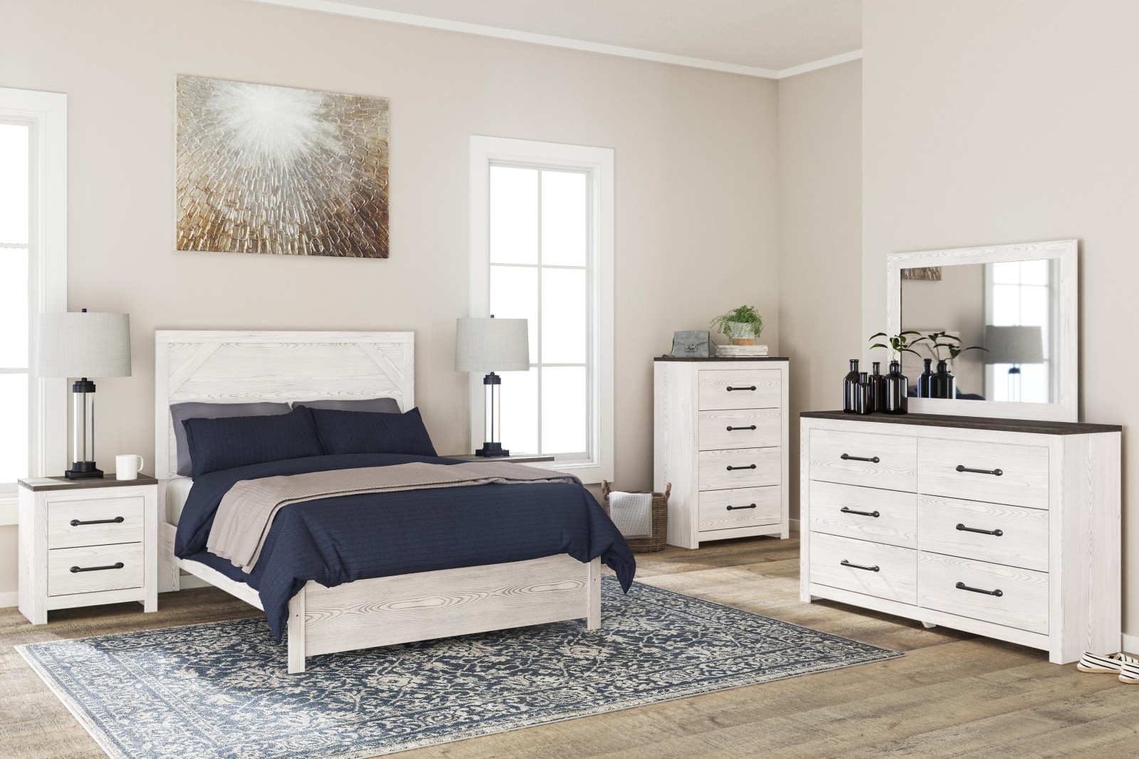 6 pc Gerridan Full Youth Bedroom Set
