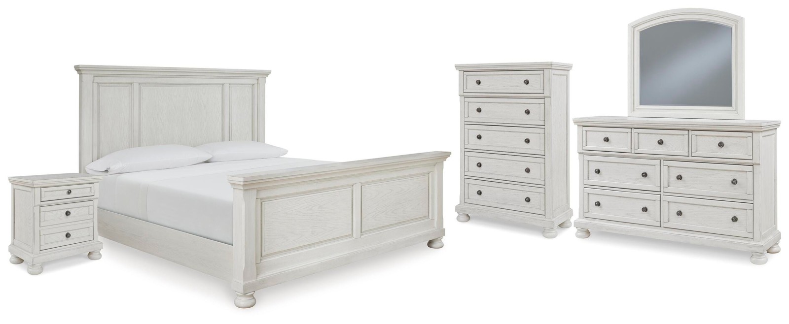 7 pc Robbinsdale California King Bedroom Set