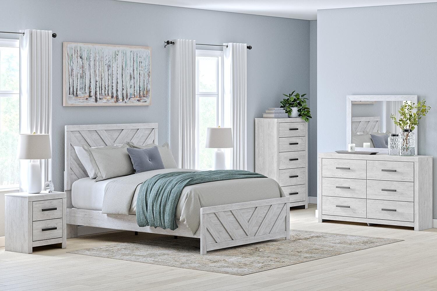 6 pc Cayboni Queen Bedroom Set