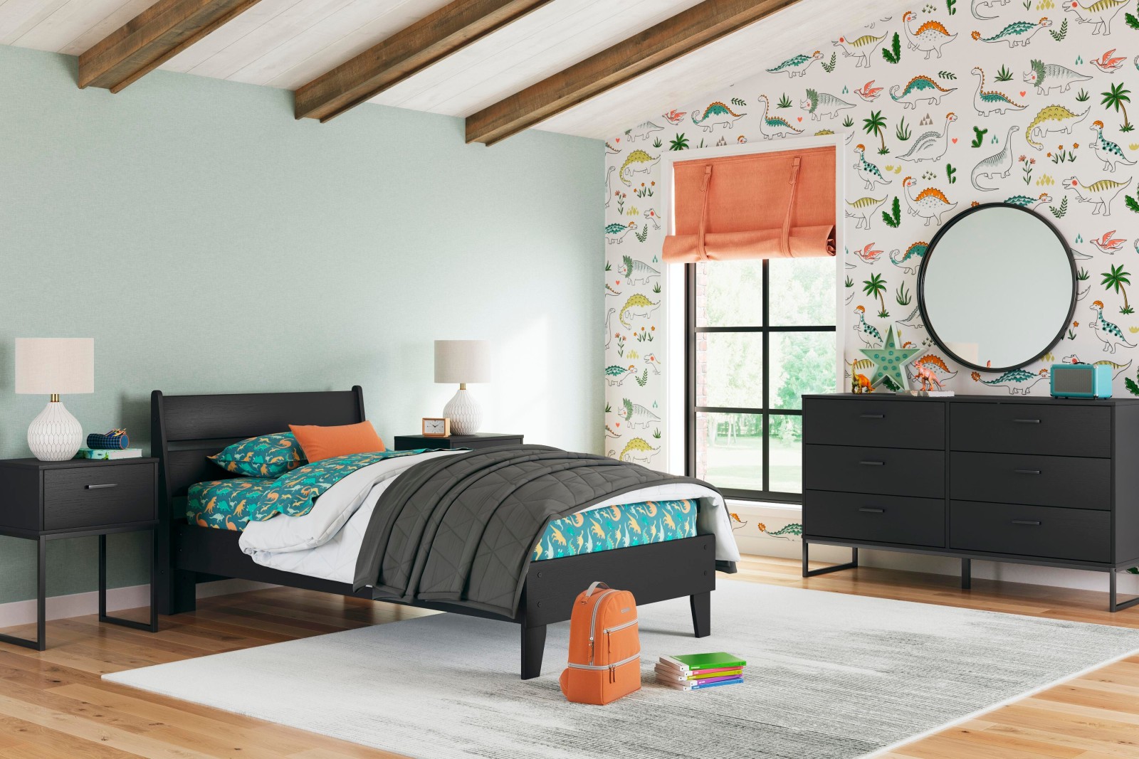 5 pc Socalle Twin Youth Bedroom Set