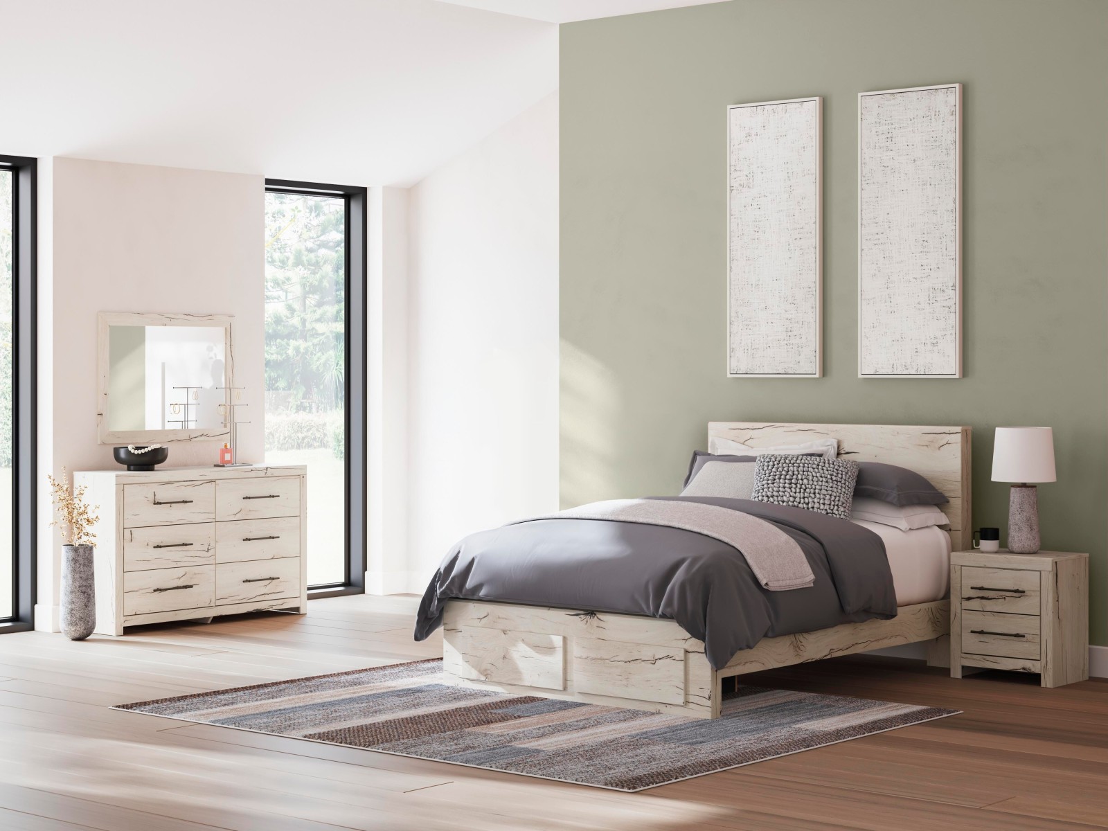 8 pc Lawroy Queen Bedroom Set