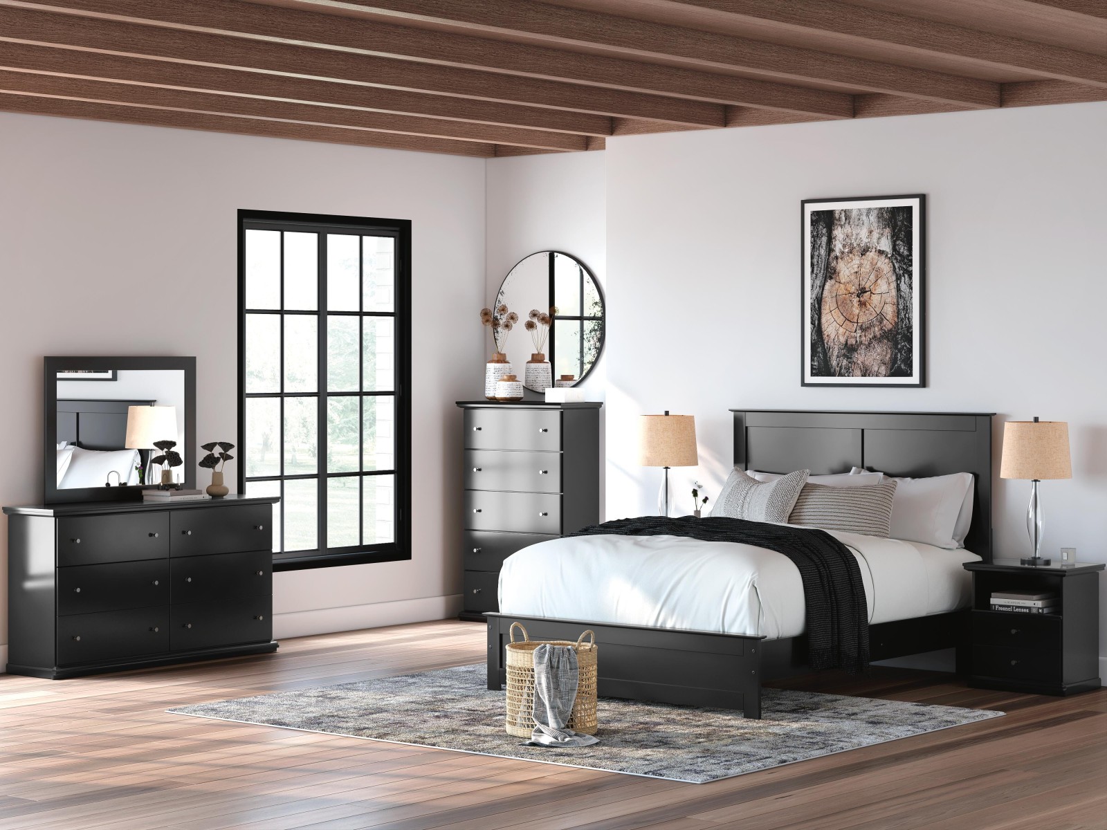 6 pc Maribel Queen Bedroom Set