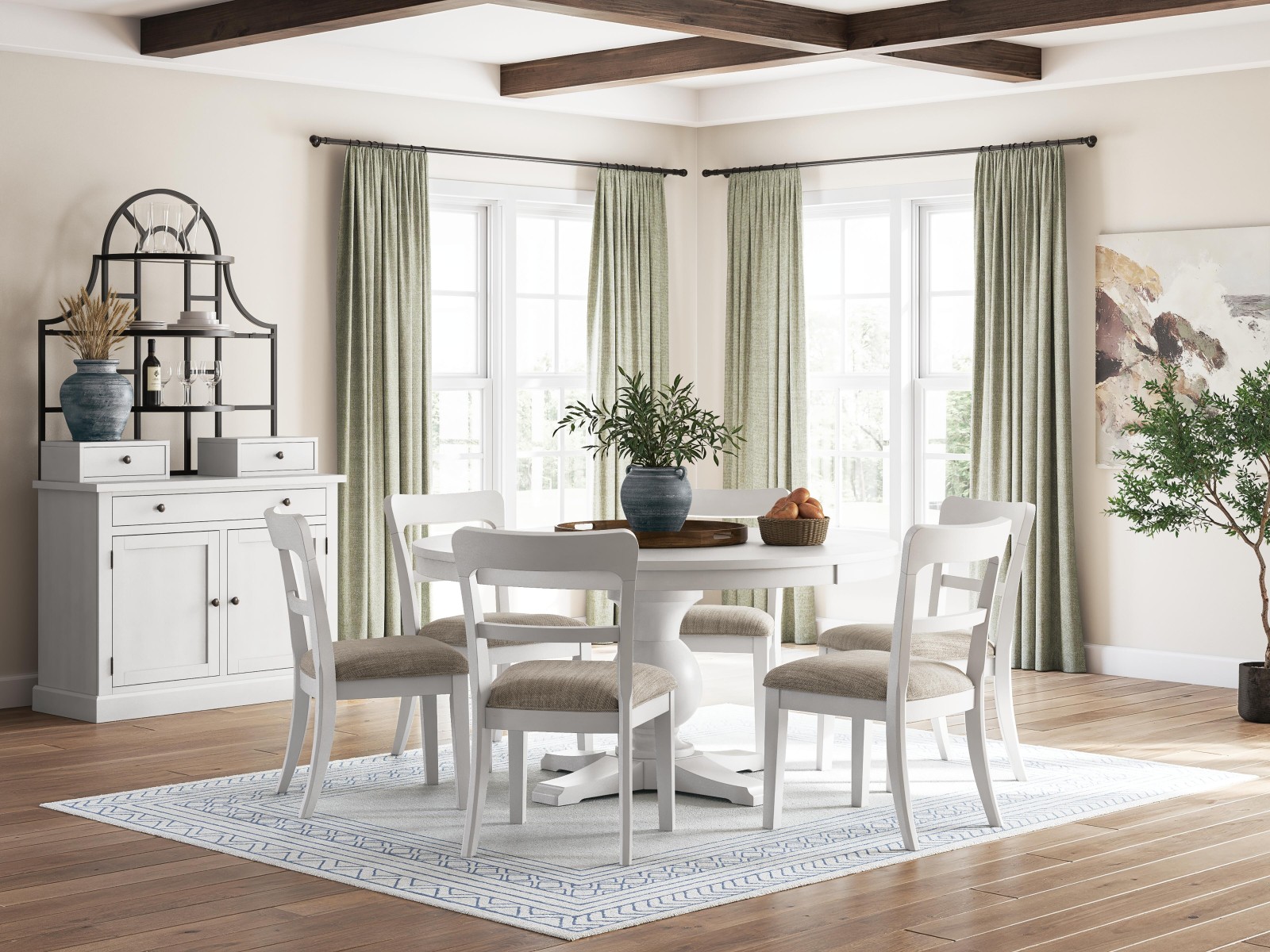 Greddinton Dining Table and 6 Chairs