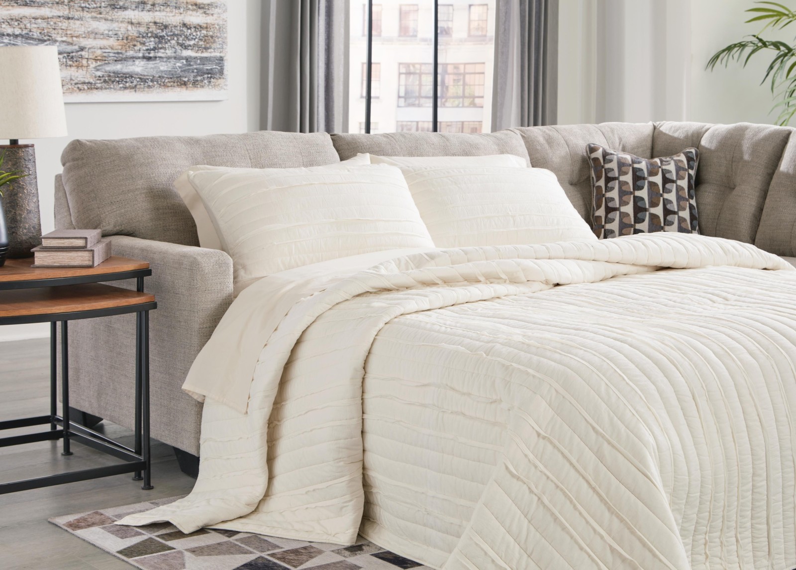Mahoney 2-Piece Sleeper Sectional with Chaise