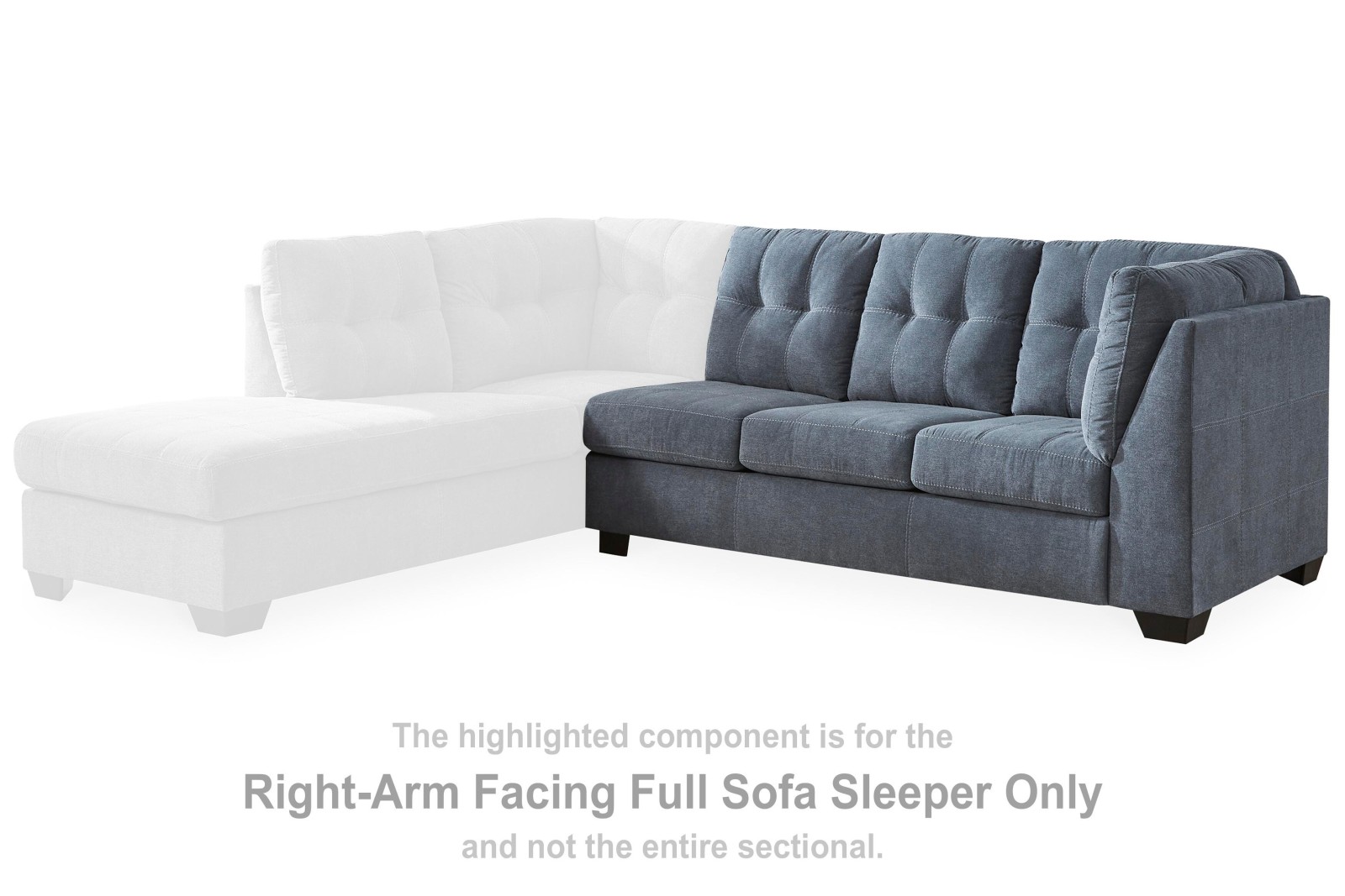 Marleton Right-Arm Facing Full Sofa Sleeper