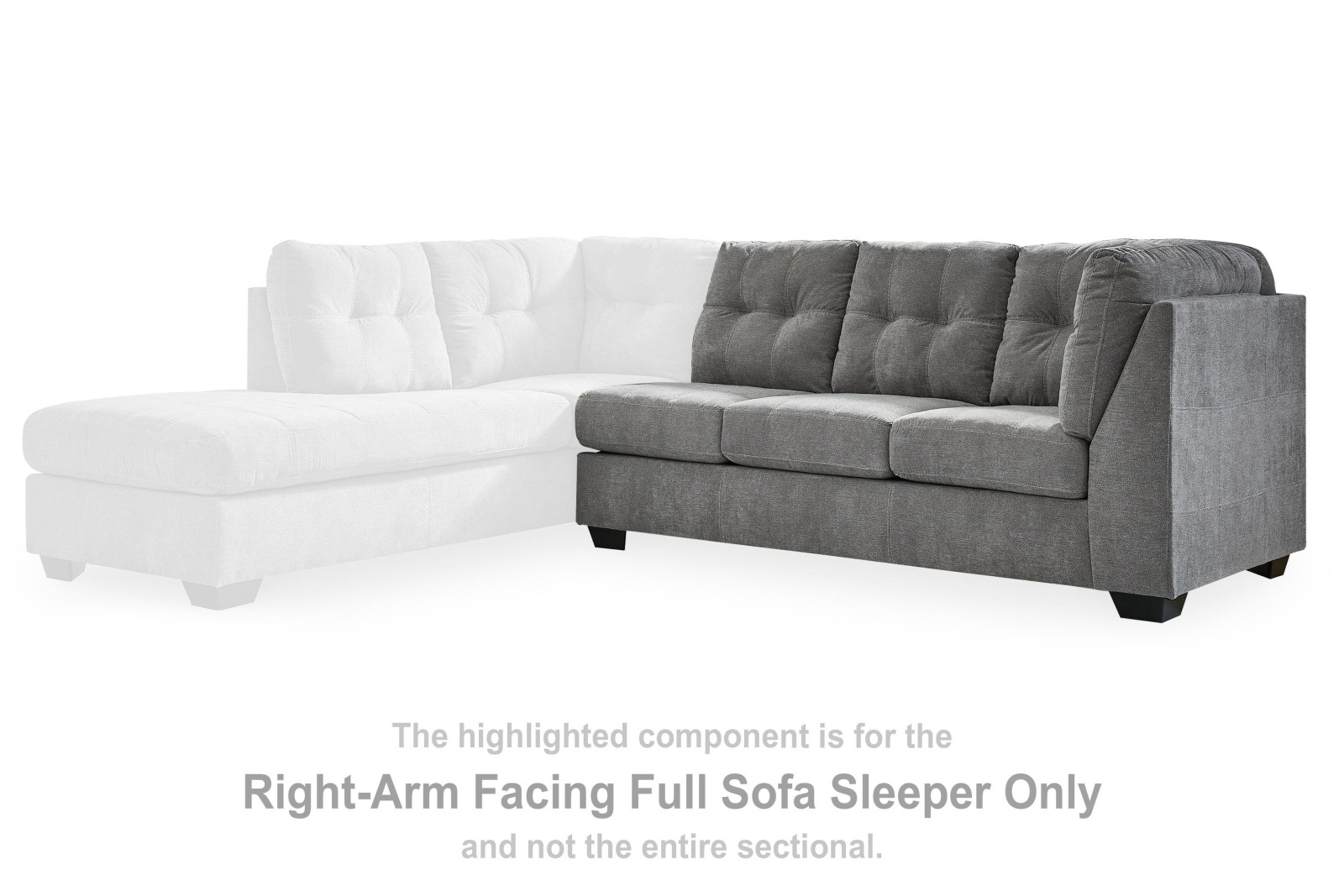 Marleton Right-Arm Facing Full Sofa Sleeper