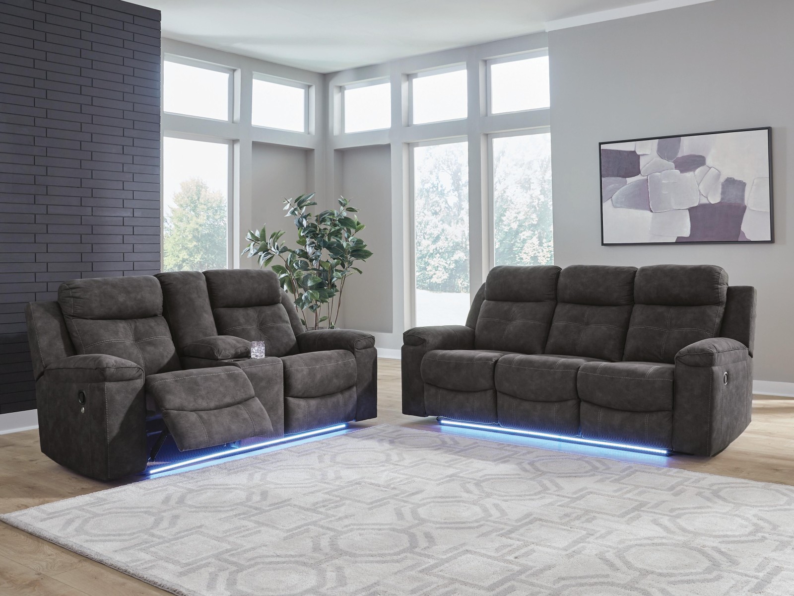 Brysonview Reclining Sofa and Loveseat