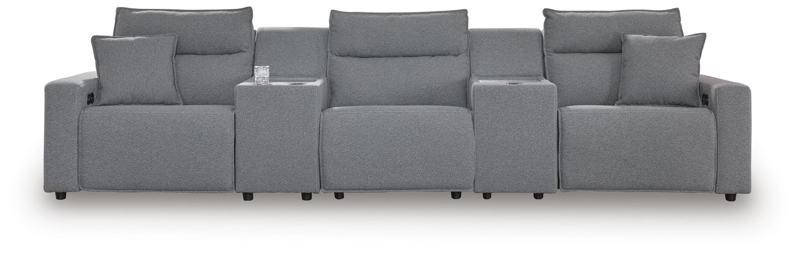 Modmax II 5-Piece Reclining Sectional with Consoles