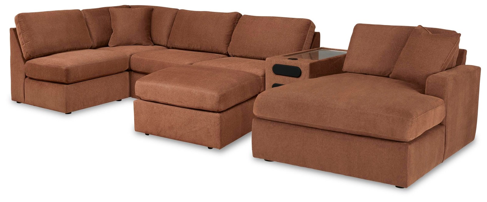 Modmax 6-Piece Sectional with Chaise and Ottoman