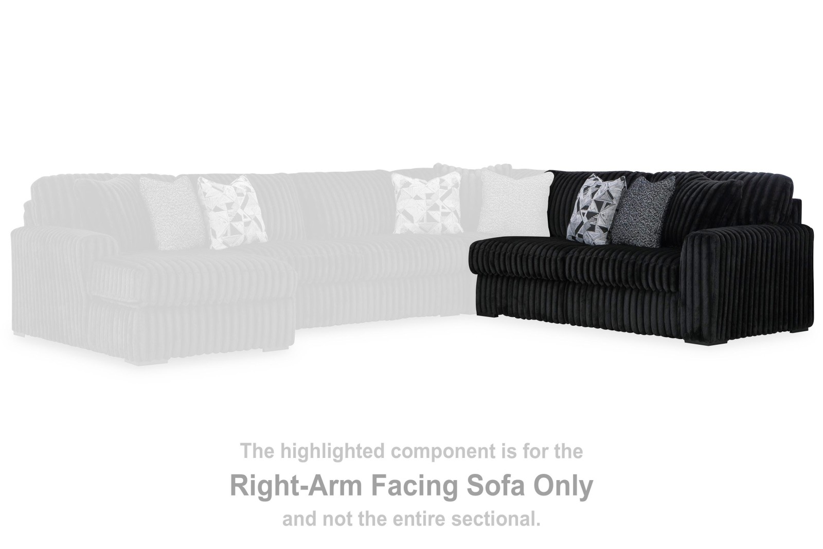 Midnight-Madness Right-Arm Facing Sofa