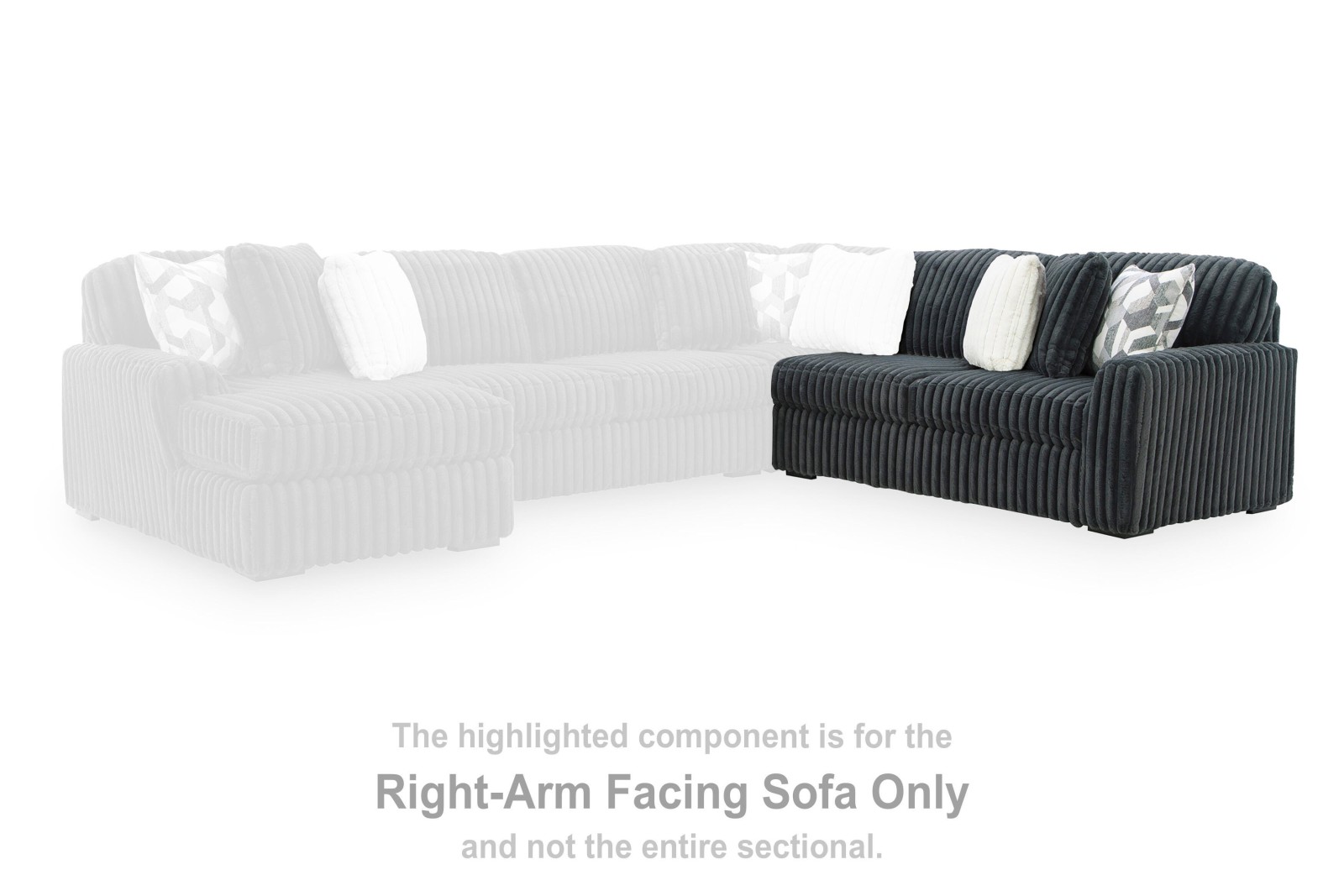 Midnight-Madness Right-Arm Facing Sofa