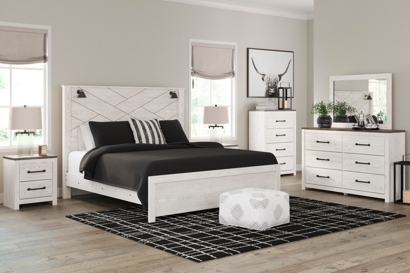 7 pc Gerridan King Bedroom Set