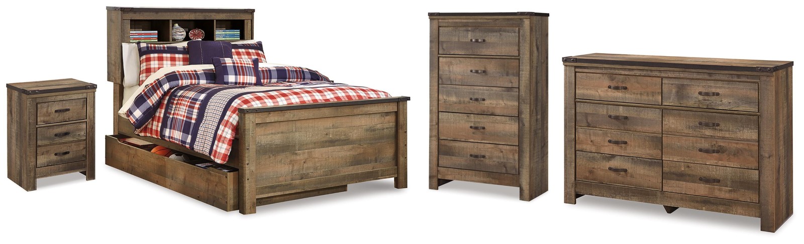 9 pc Trinell Full Youth Bedroom Set