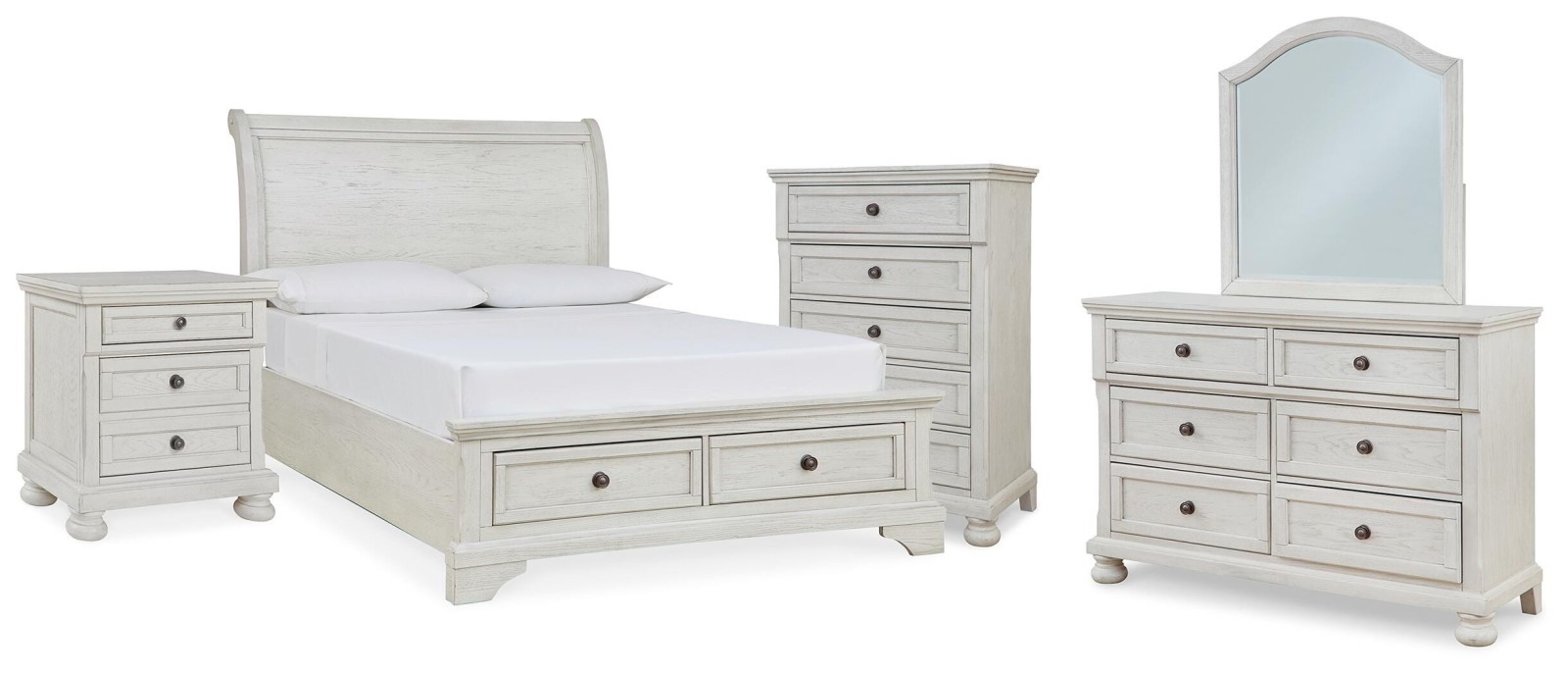 7 pc Robbinsdale Full Youth Bedroom Set