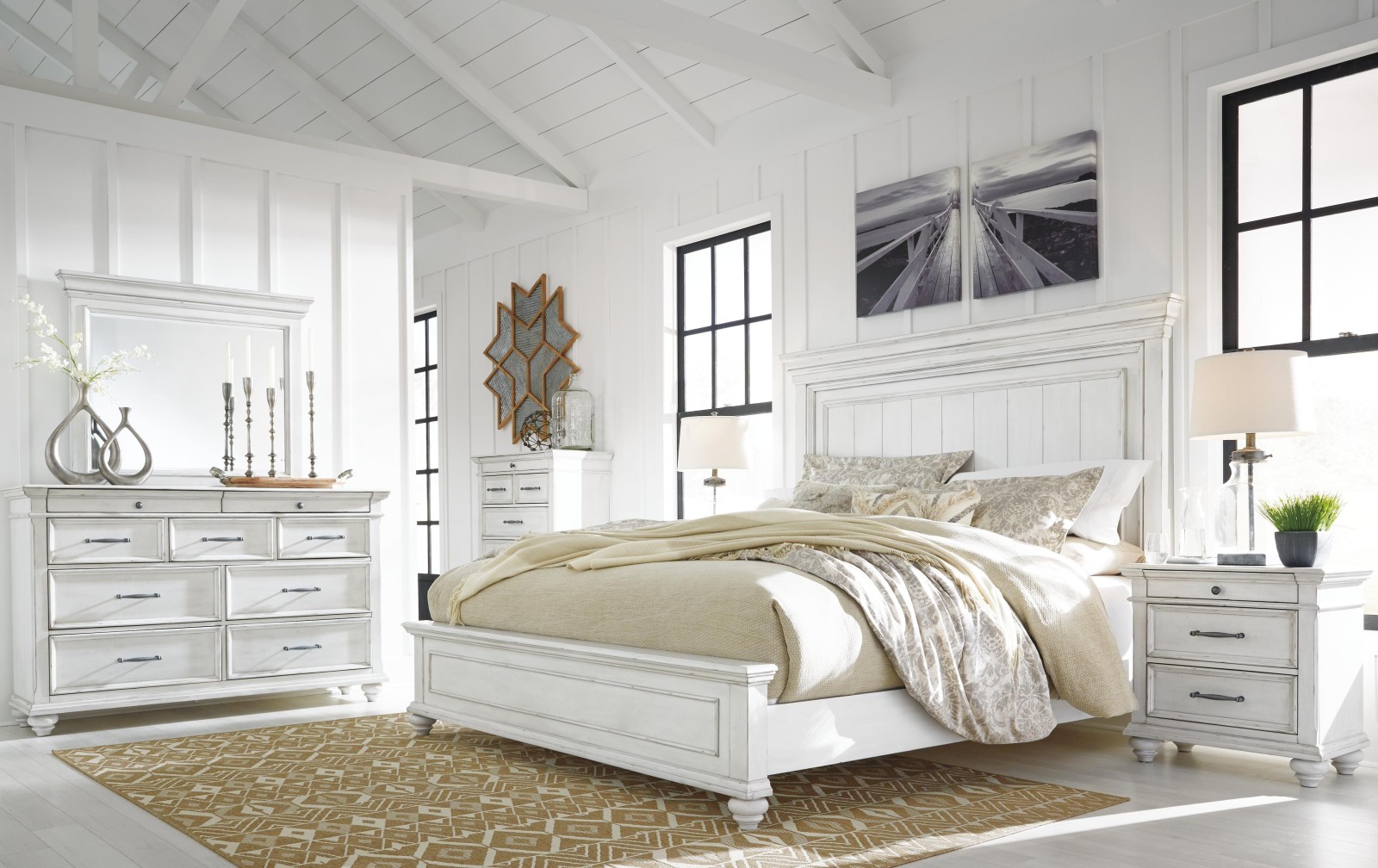 7 pc Kanwyn King Bedroom Set