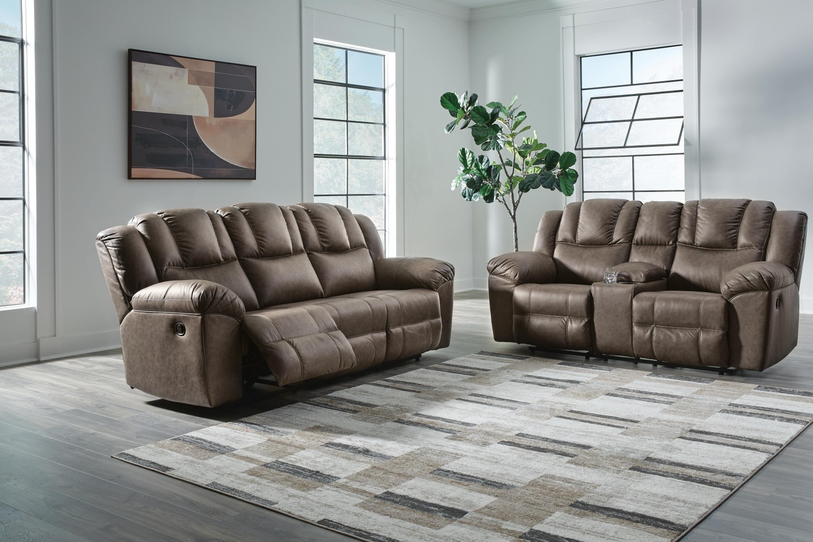 Lowilla Reclining Sofa and Loveseat