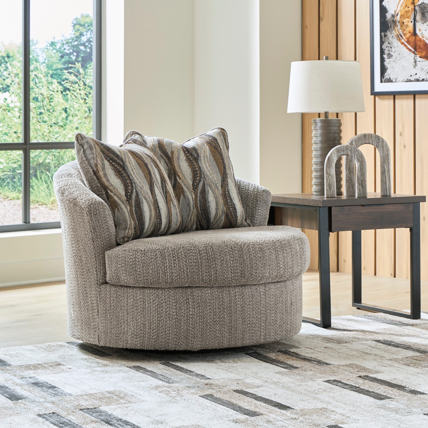 Lofwood Swivel Accent Chair
