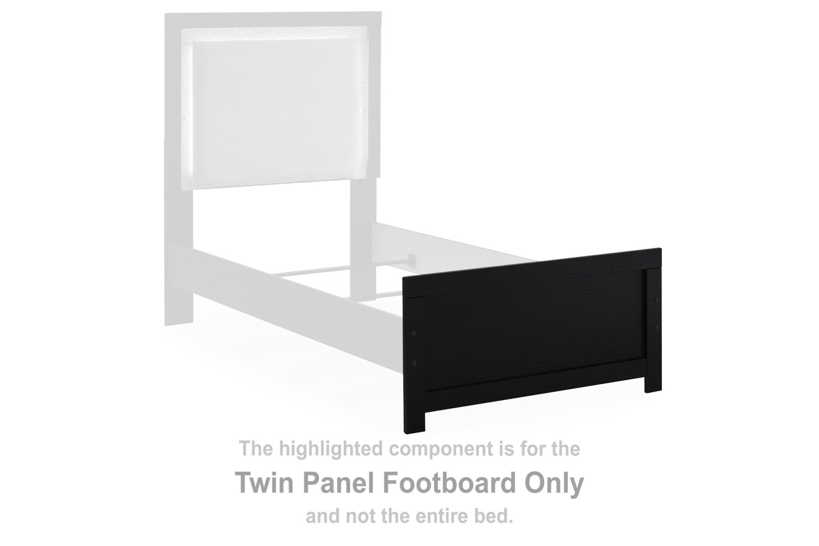 Maeling Twin Panel Footboard