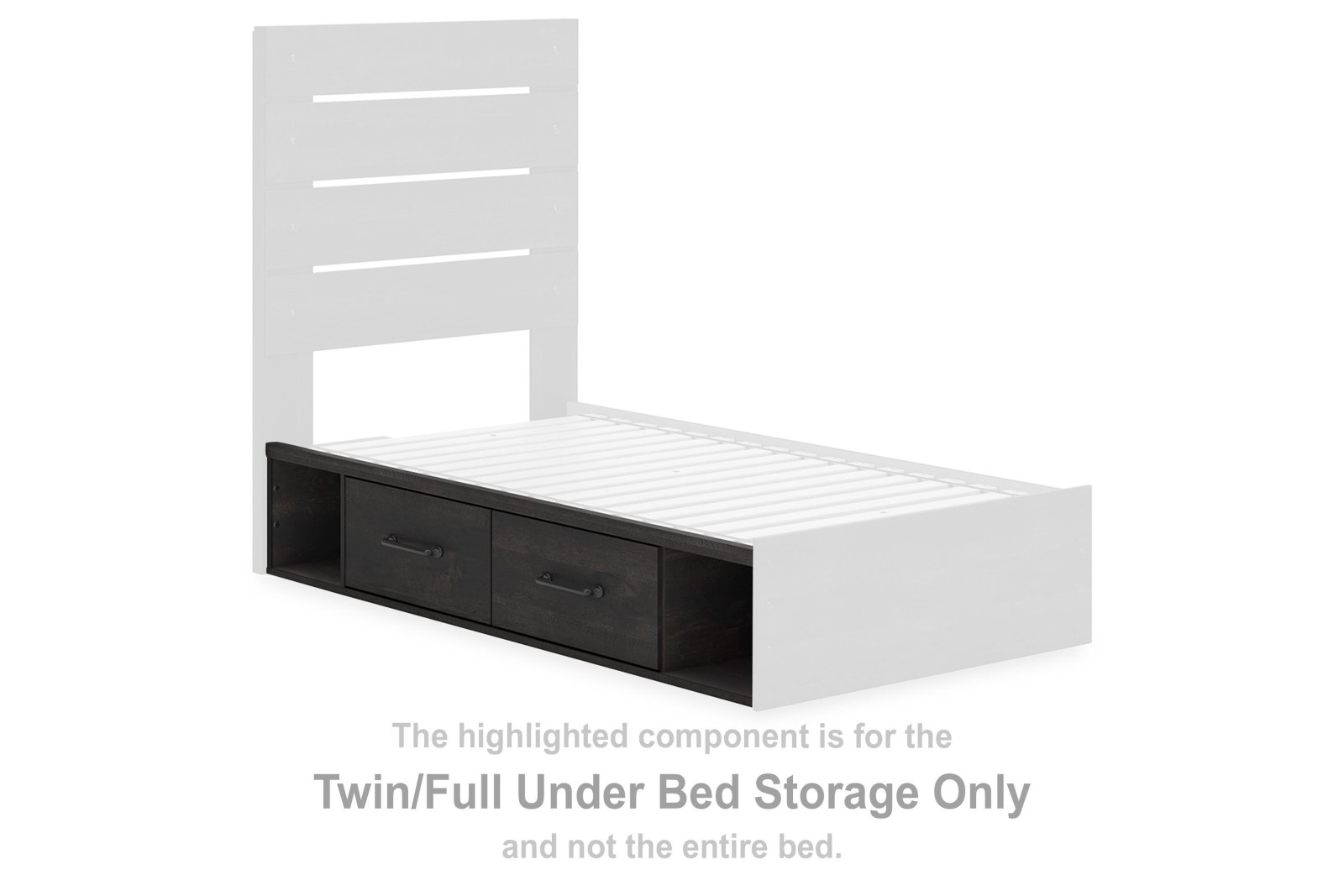 Hollivern Twin/Full Under Bed Storage
